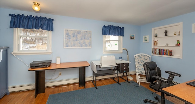 94 S Quaker Hill Rd, Pawling, NY 12564 - office area with wood finished floors
