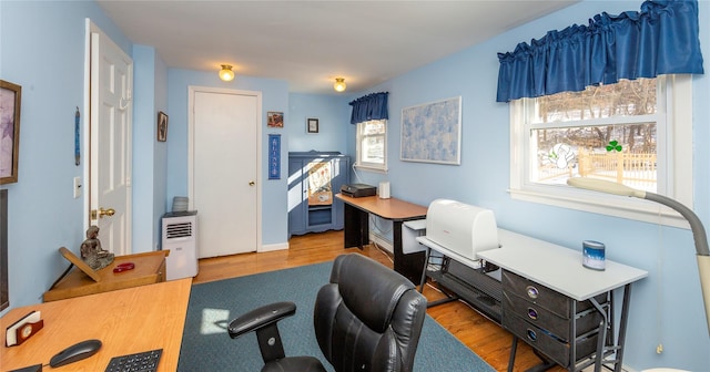 94 S Quaker Hill Rd, Pawling, NY 12564 - office featuring wood finished floors