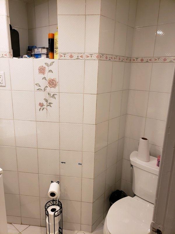 196-64 45th Ave, Flushing, NY 11358 - bathroom with tile walls and toilet