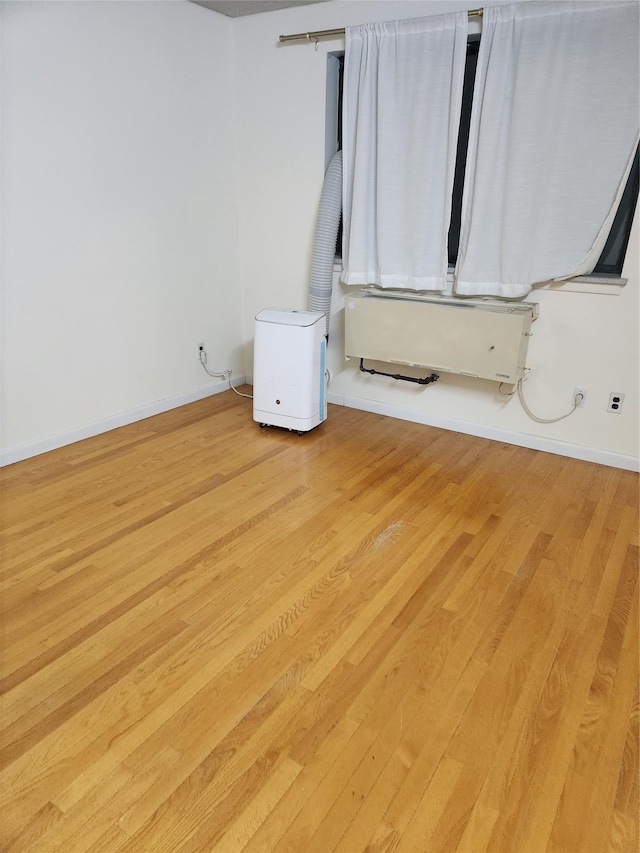 unfurnished bedroom featuring light hardwood / wood-style flooring