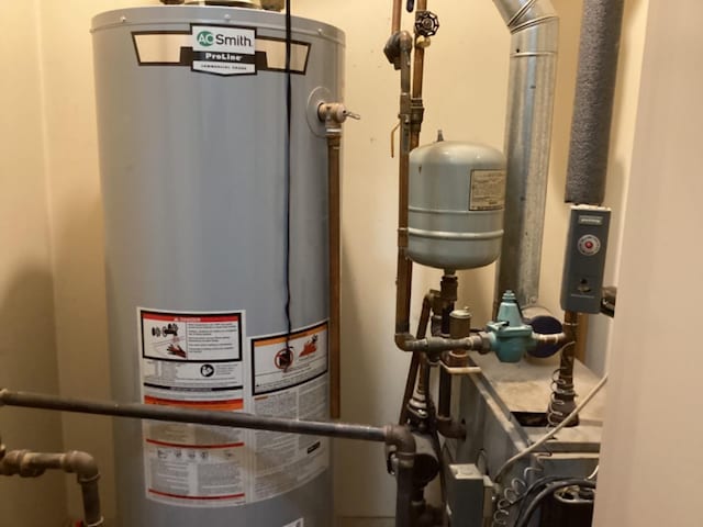 utilities with gas water heater