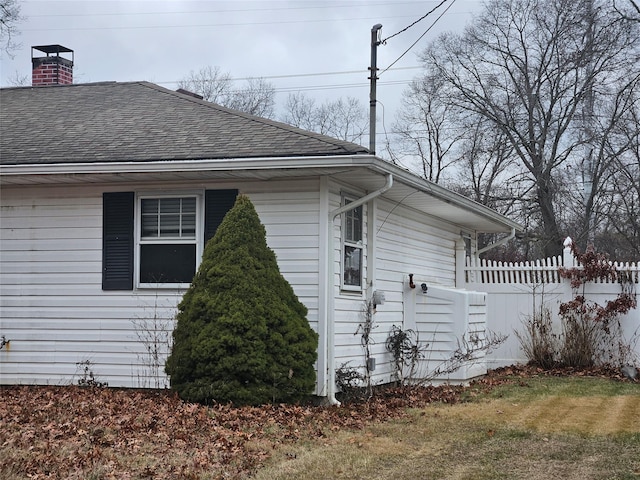 view of side of property