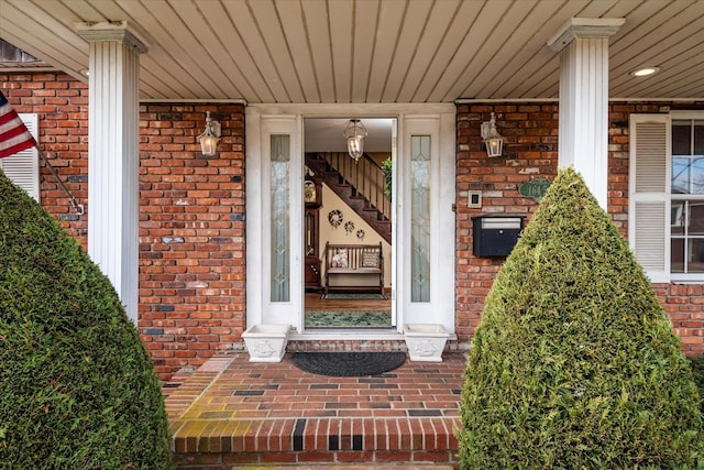 view of entrance to property