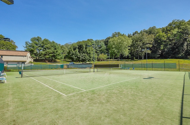 view of sport court