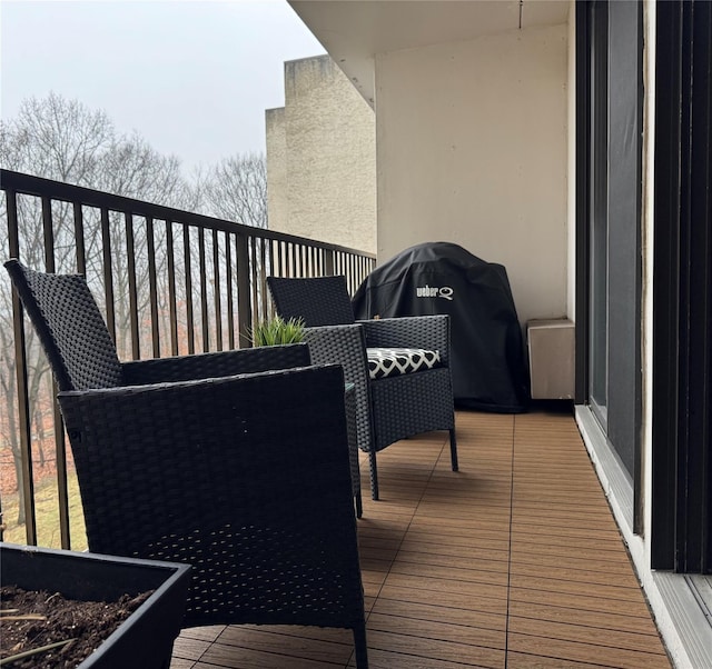 balcony with grilling area