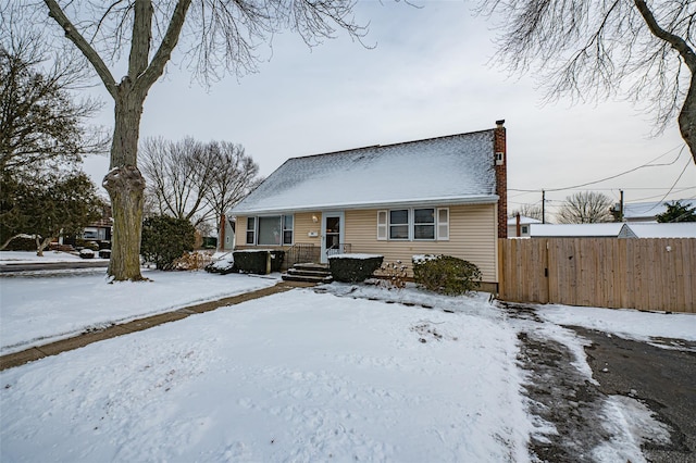 view of bungalow-style house