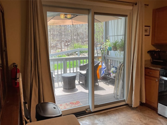 entryway with a healthy amount of sunlight