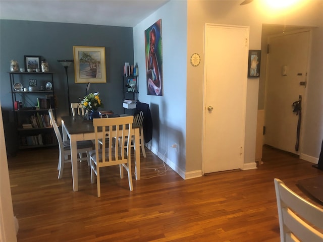 dining room featuring hardwood / wood-style floors