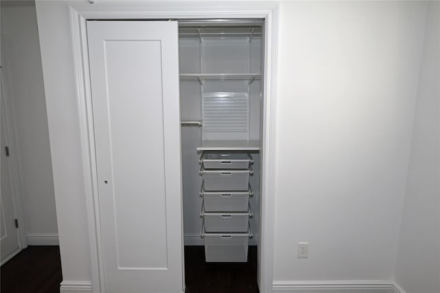 view of closet