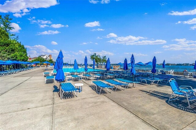 162-21 Powells Cove Blvd Unit 3D, Beechhurst, NY 11357 - view of pool with a water view
