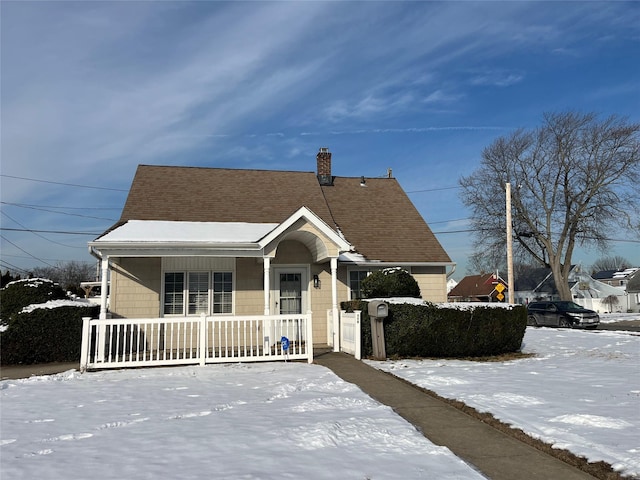 bungalow-style house featuring a porch