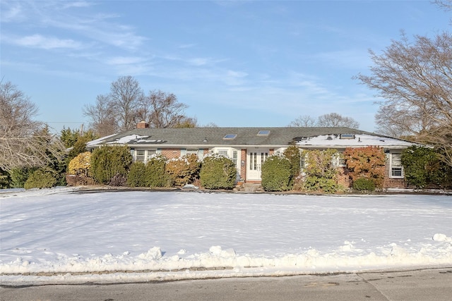 view of ranch-style home