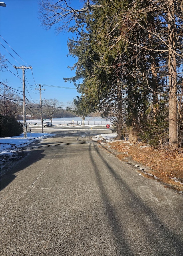 view of road