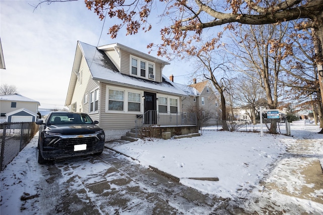 view of bungalow-style house