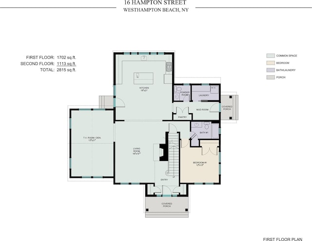 16 Hampton St, Westhampton Beach, NY 11978 - home floor plan