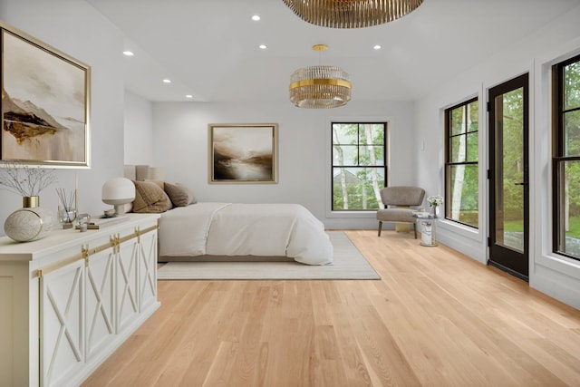 16 Hampton St, Westhampton Beach, NY 11978 - bedroom with light wood-style floors and recessed lighting