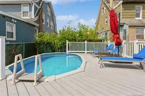 view of pool with a deck