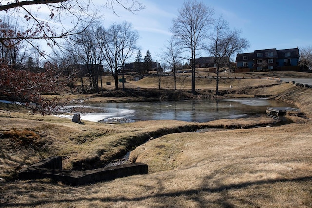 view of water feature