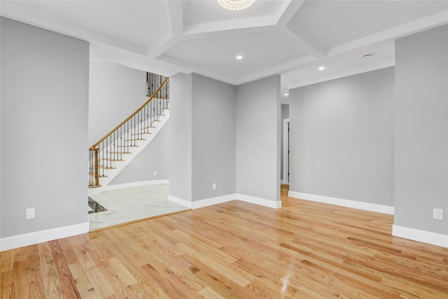 interior space with light wood-type flooring