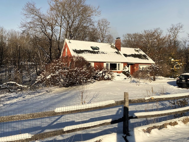 view of front of home