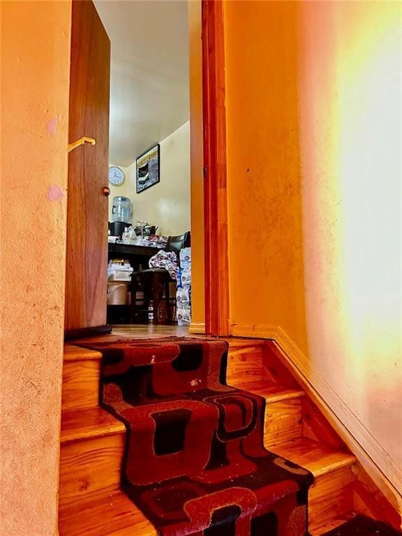 view of staircase