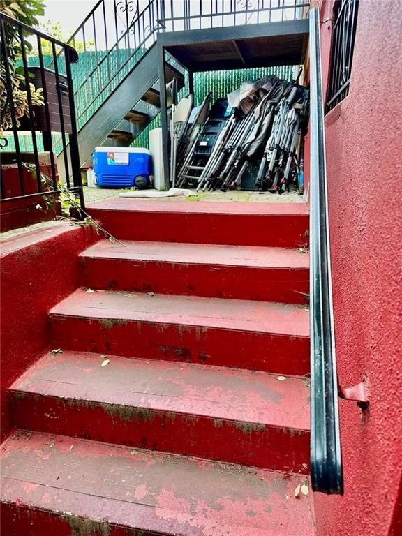 view of staircase