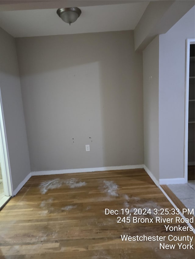 interior space featuring hardwood / wood-style floors