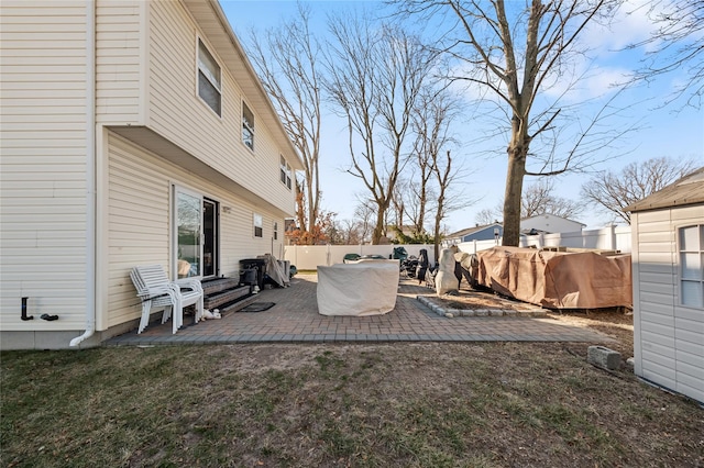 view of yard with a patio