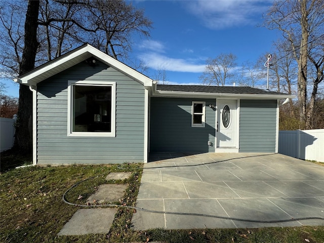 view of rear view of house