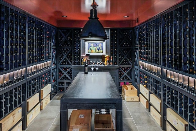 42 Masterton Rd, Bronxville, NY 10708 - wine area featuring tile patterned flooring