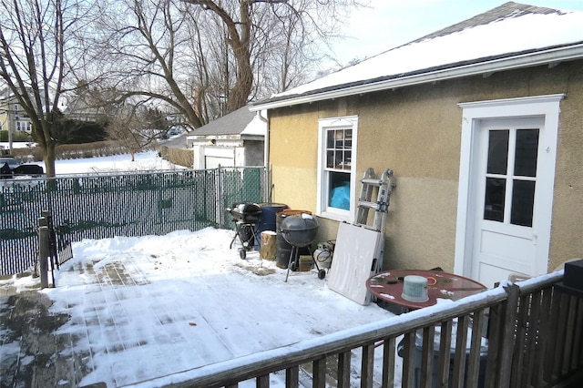 exterior space with grilling area