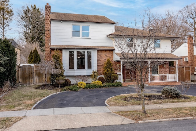 front of property with covered porch