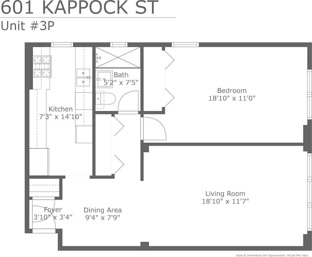 601 Kappock St Unit 3P, Bronx, NY 10463 - floor plan