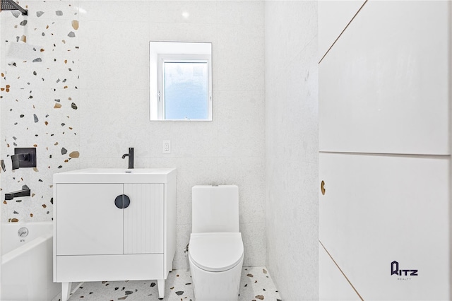 104 Stockton Unit 6, Brooklyn, NY 11206 - full bath with tile patterned flooring, vanity, and toilet