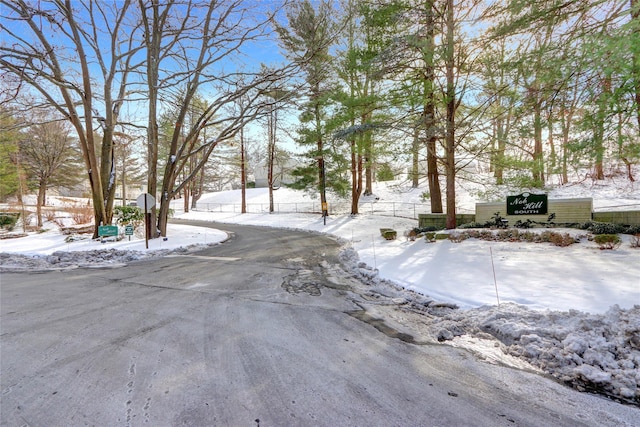 view of road