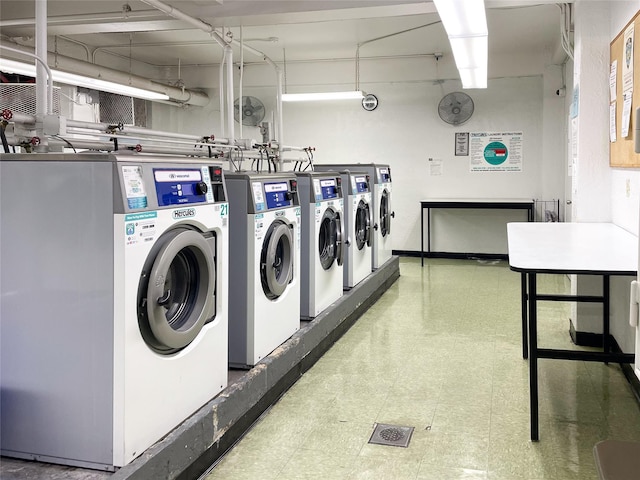 laundry area with washer and dryer