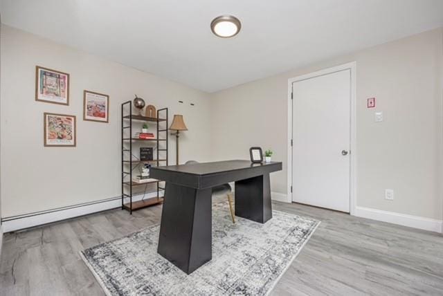122 Vernon Valley Rd, East Northport, NY 11731 - office space with wood finished floors and baseboard heating