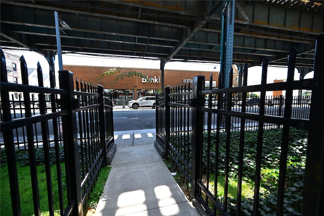 view of horse barn