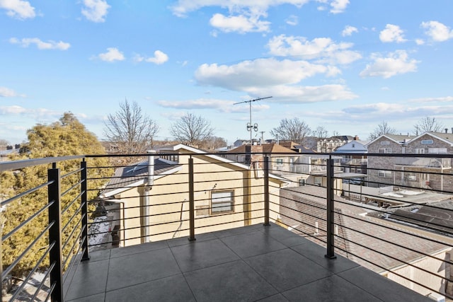 exterior space with a balcony