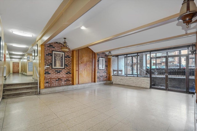 lobby with stairs