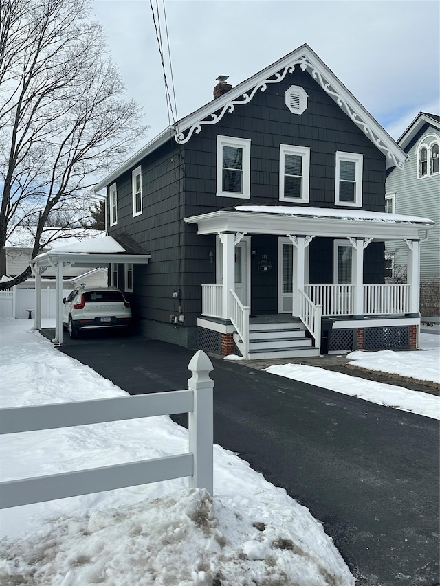 view of front of home