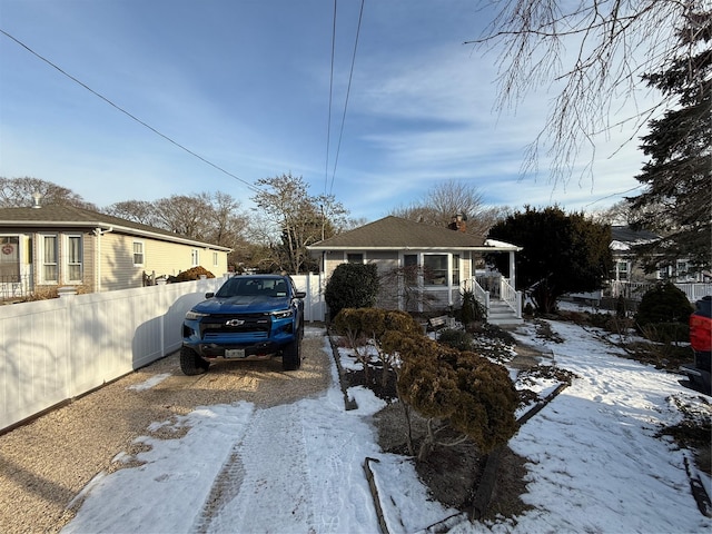 bungalow with covered porch