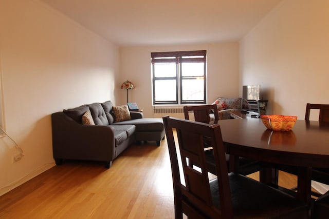 dining room with light hardwood / wood-style floors