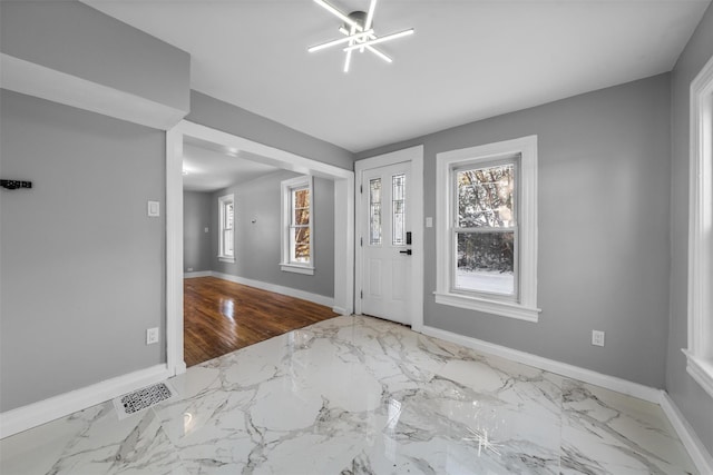 view of entrance foyer