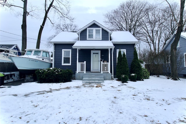 view of bungalow