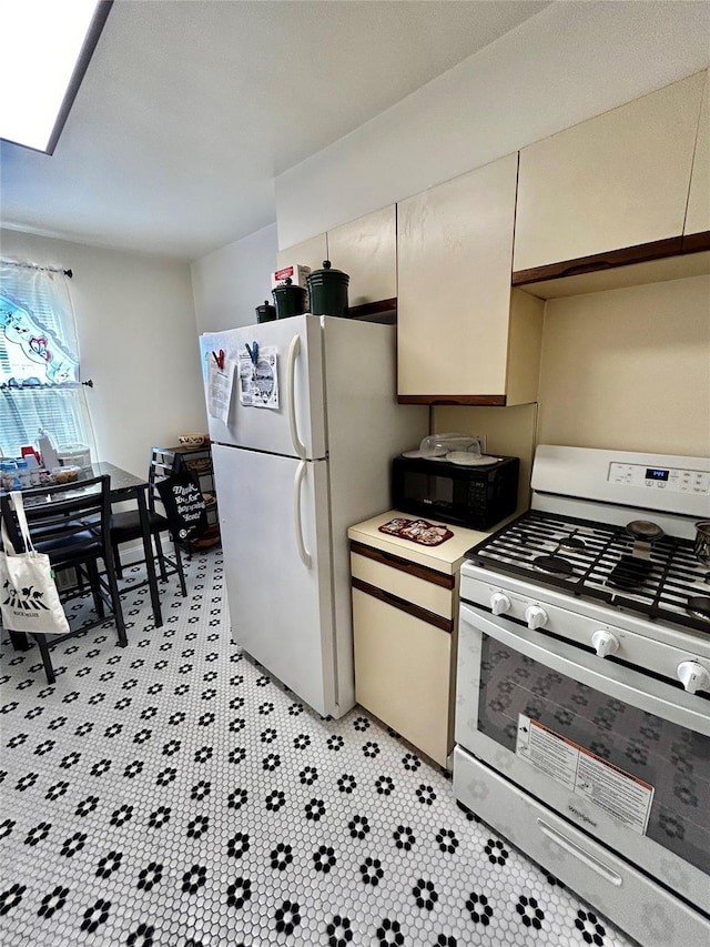 kitchen with white appliances