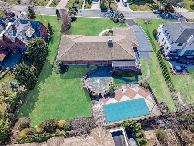 drone / aerial view