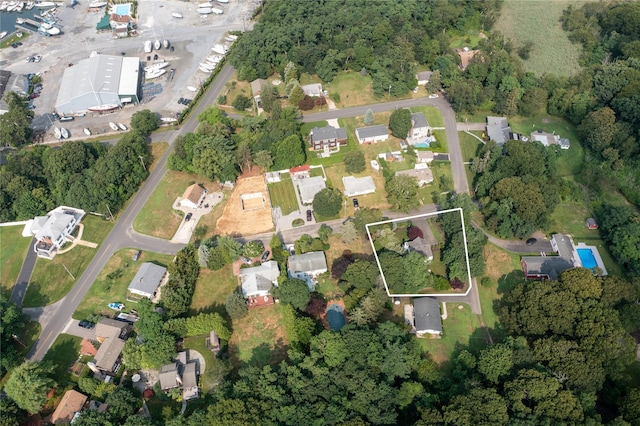 drone / aerial view