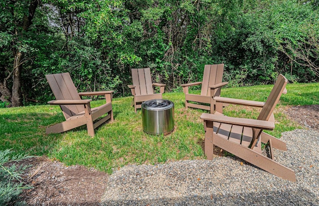 197 Wheeler Rd, Florida, NY 10921 - view of yard with an outdoor fire pit
