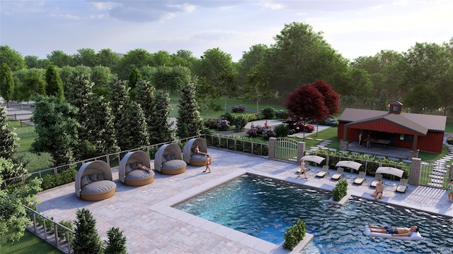 197 Wheeler Rd, Florida, NY 10921 - view of pool featuring a patio area
